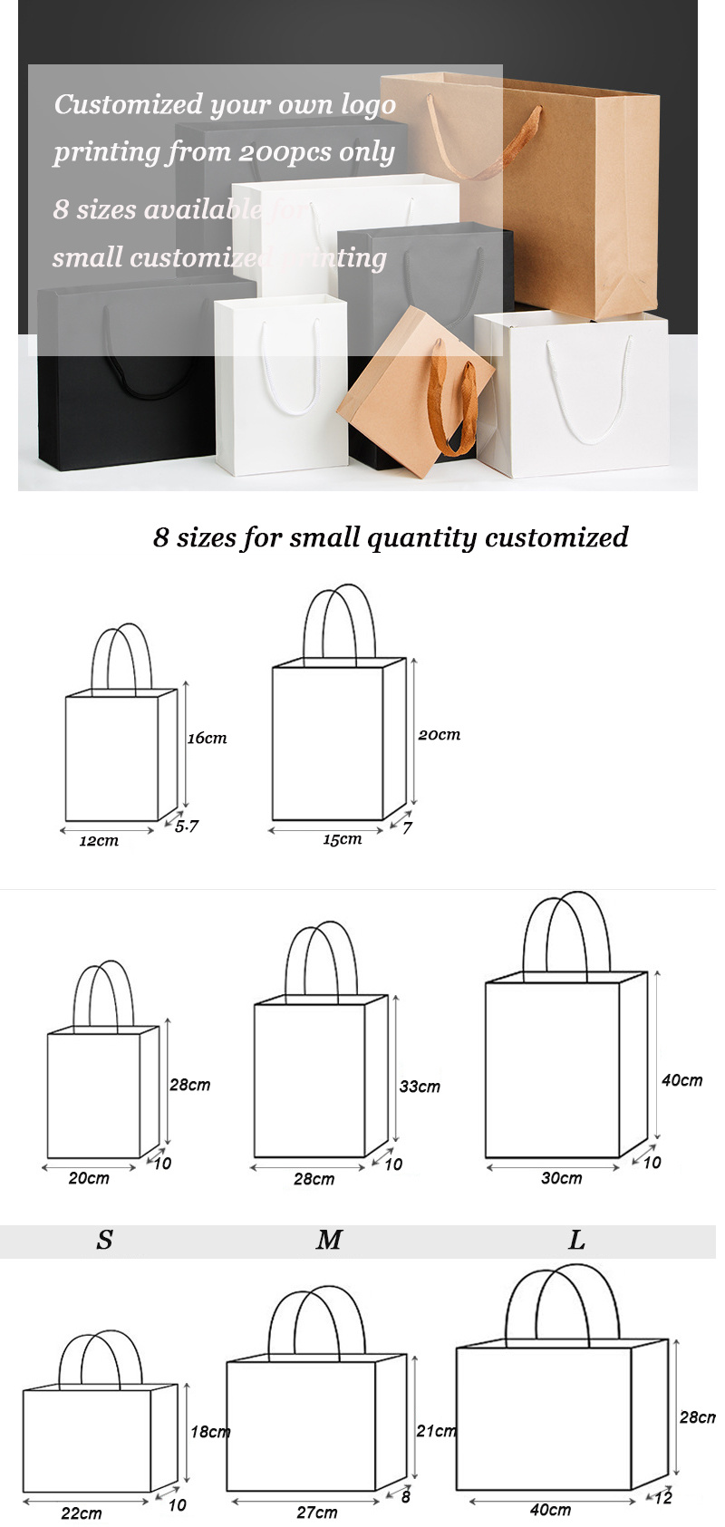 I-Golden Jewelry Packaging Paper Bag