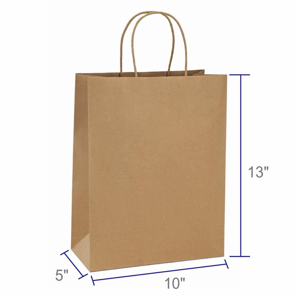 手提购物礼品商品携带零售派对棕色纸袋