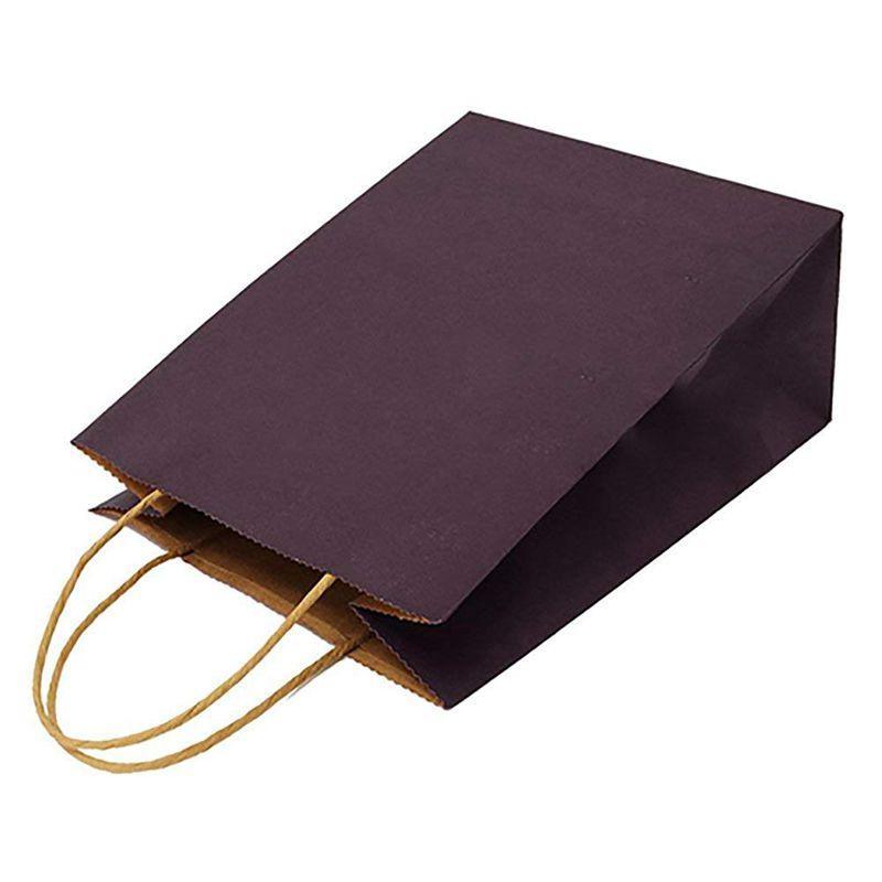 Модный подарочный пакет из крафт-бумаги с ручкой/сумки для покупок/Рождественский коричневый упаковочный пакет/отличное качество