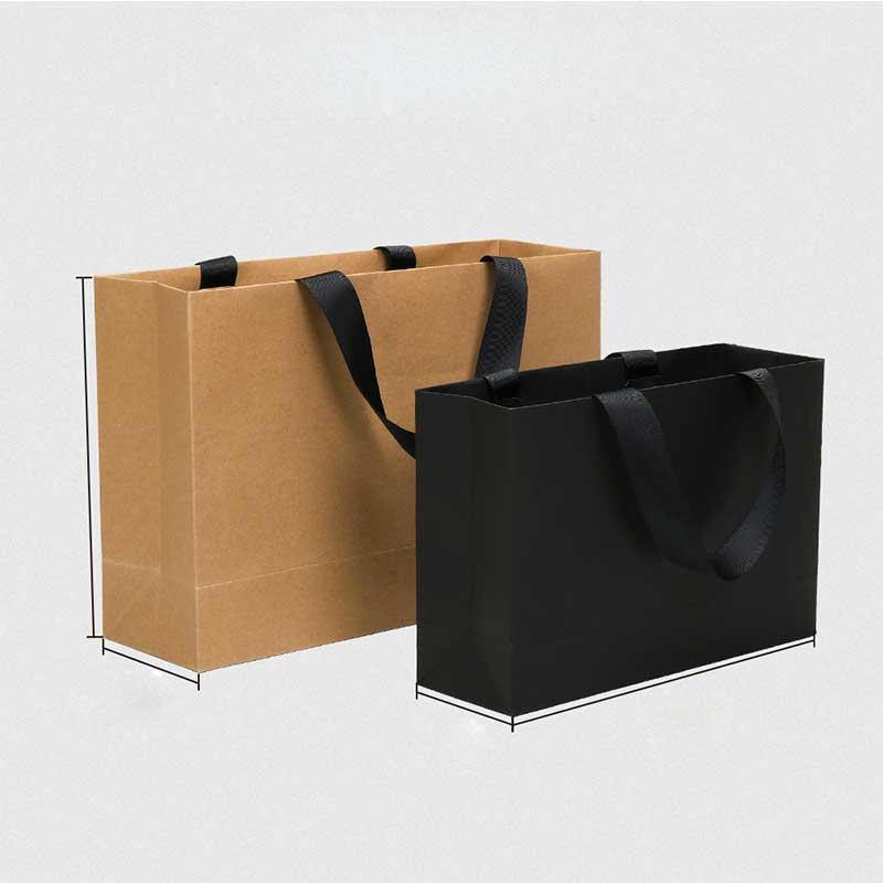 Kraft Paper White Card 250g Shopping Clothing Gift Үйлөнүү Portable Кагаз пакети