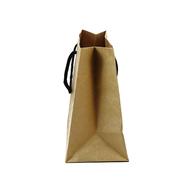 کیسه هدیه کاغذی با آرم هندسی چاپ شده سفارشی قابل بازیافت