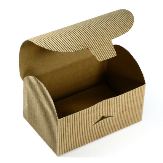 Customized Logo Xim Pinting Cofanetto Shape Corrugated Chest Paper Box