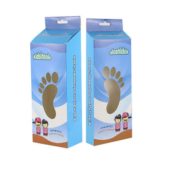 Kids Insole Paper Packaging Box Hanger Boxes