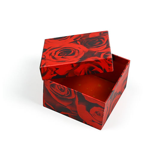 Custom Rigid Paper Packaging Jewelry Box nga adunay LED Light