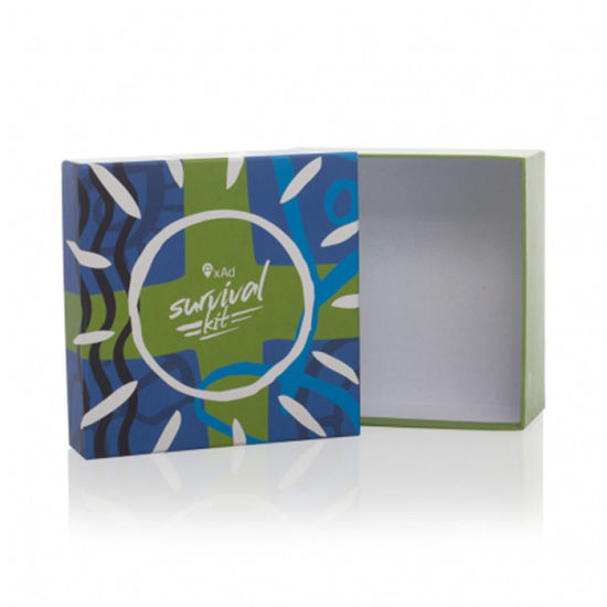 Custom Luxury fashion Grey Rigid Cardboard Paper Gift Box with Lid