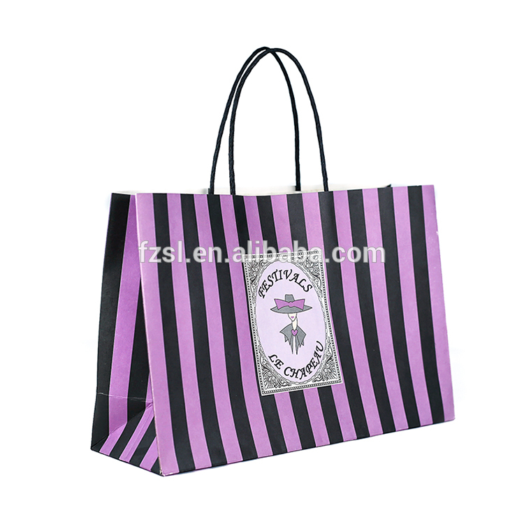Trending Products China Custom Design Paper Shopping Bag for Gift Brown Kraft Paper Bag with Your Brand Name Printing