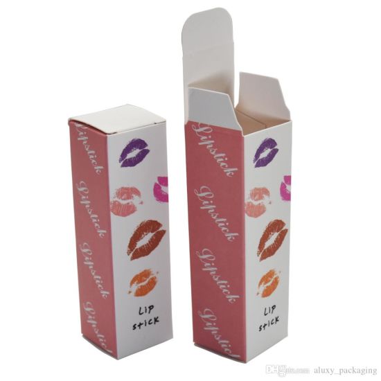 Pink DIY Lipstick Kraft Paper Box for Wedding Party Paperboard Craft Paper Package Box Lipstick Package Boxes