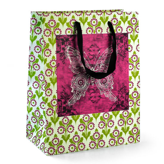 cheap custom printing paper shopping bag for clothing and shoes