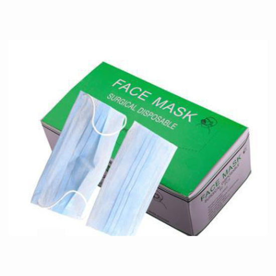Gray Paperboard Face Mask Box Paper Packaging Boxes Customized