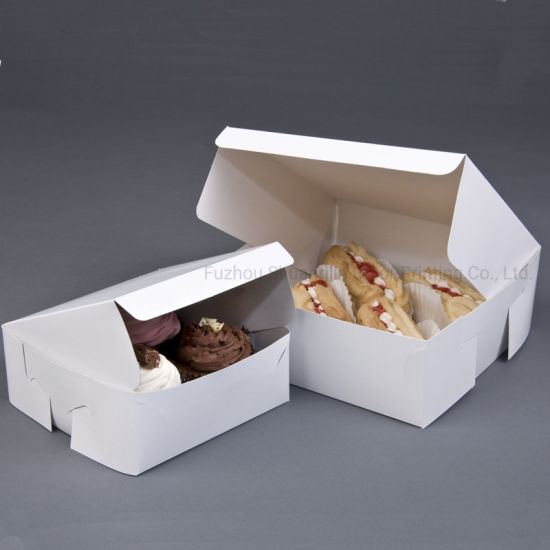 Food Grade Paper Printing Custom Logo Cake Boxes Bakery Boxes
