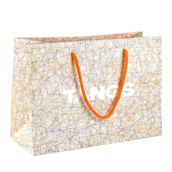 Shopping Gift Bags Customized Logo Recycled Color Printing Paper Bags