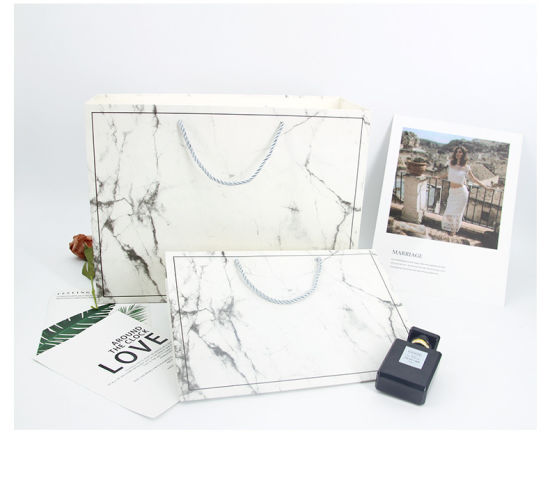 Marble Paper Bags Bulk Price Wholesale Customized Available