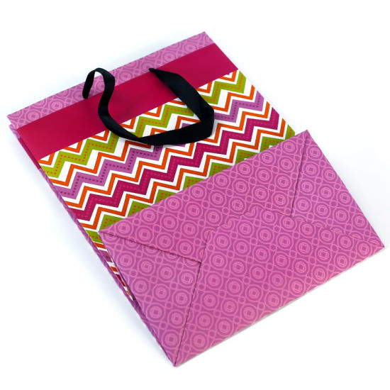 Nahiangay nga Ribbon Handle Paper Bag Packaging Reticule Bag