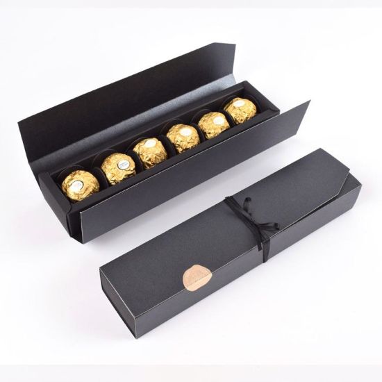 Kutija za poklone za vjenčanje 6PCS Chocolate Chocolate Box Papirnate kutije za pakiranje Baby Shower Božićne pokloni za rođendane