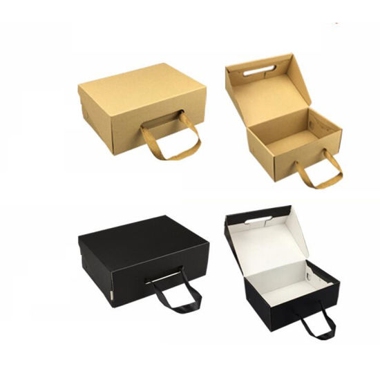 Quick and Easy to Assemble OEM Shoe Box with Handle
