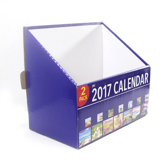 Складна коробка з гофрованого дисплея для упаковки календаря з 2 упаковок