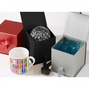 Grossist OEM Kina Hot Sale Origami vikbar bestruken papperslåda för kaffe
