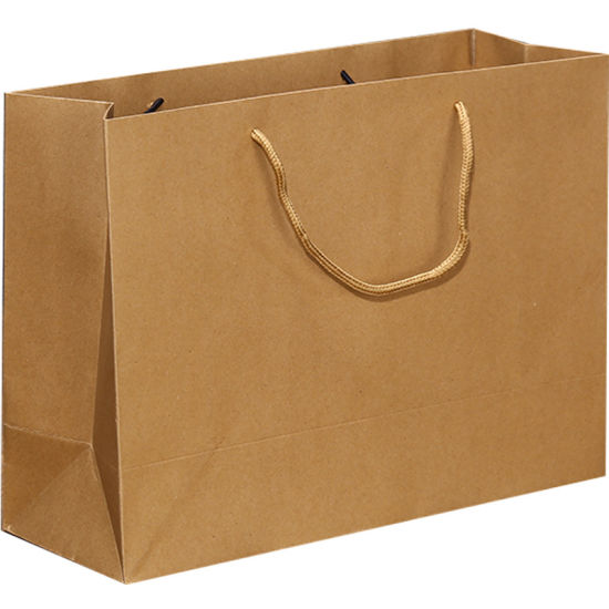 Rudzi Rwakasikwa Brown Kraft Paperboard Bags Retails