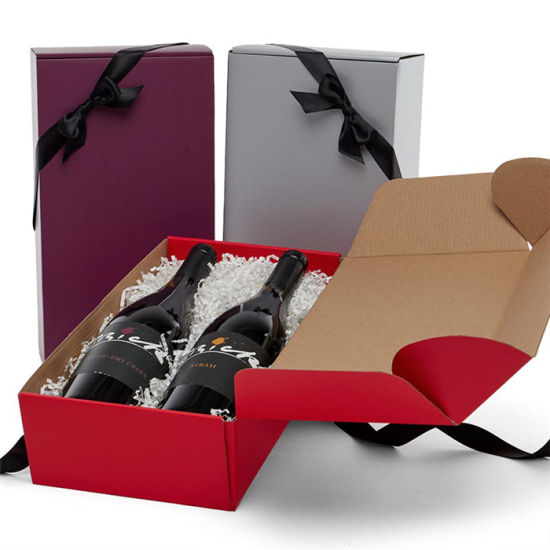 Hot Sale High Quality Exquisite Paper Packing Box for Wine