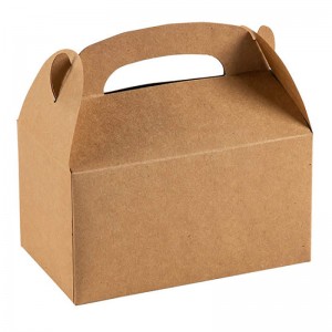 Paper Party Favour Brown Kraft Goodie Kraft Paper Box Box Food